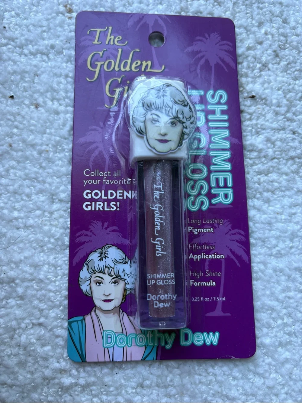 Golden Girlls Shimmer Lip Gloss - Dorothy Dew